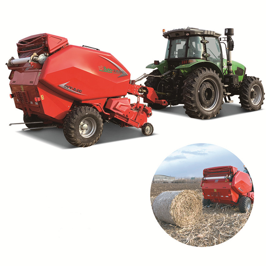 Round bale baler
