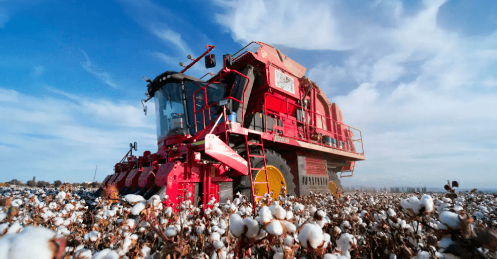 cotton baler harvester