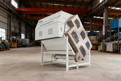 Two-stage raw cotton cleaning machine